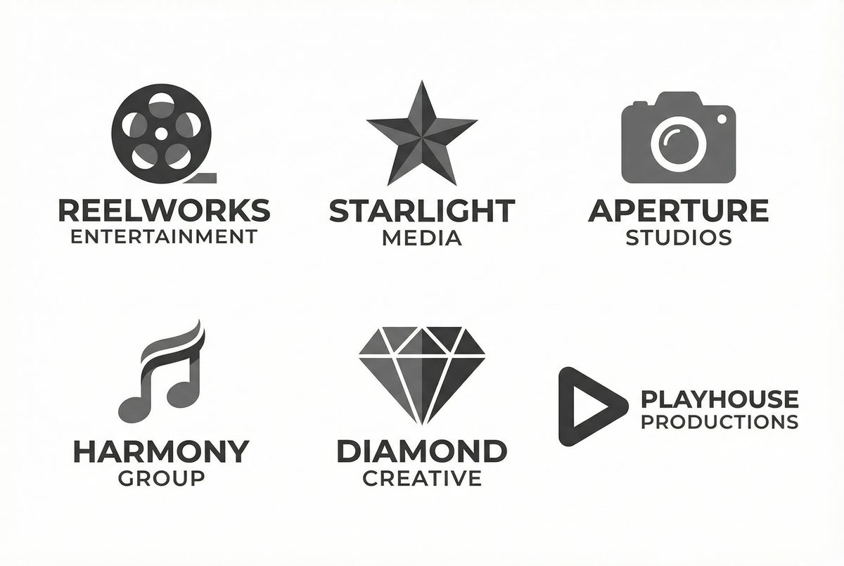 Acfan合作影视品牌Logo墙